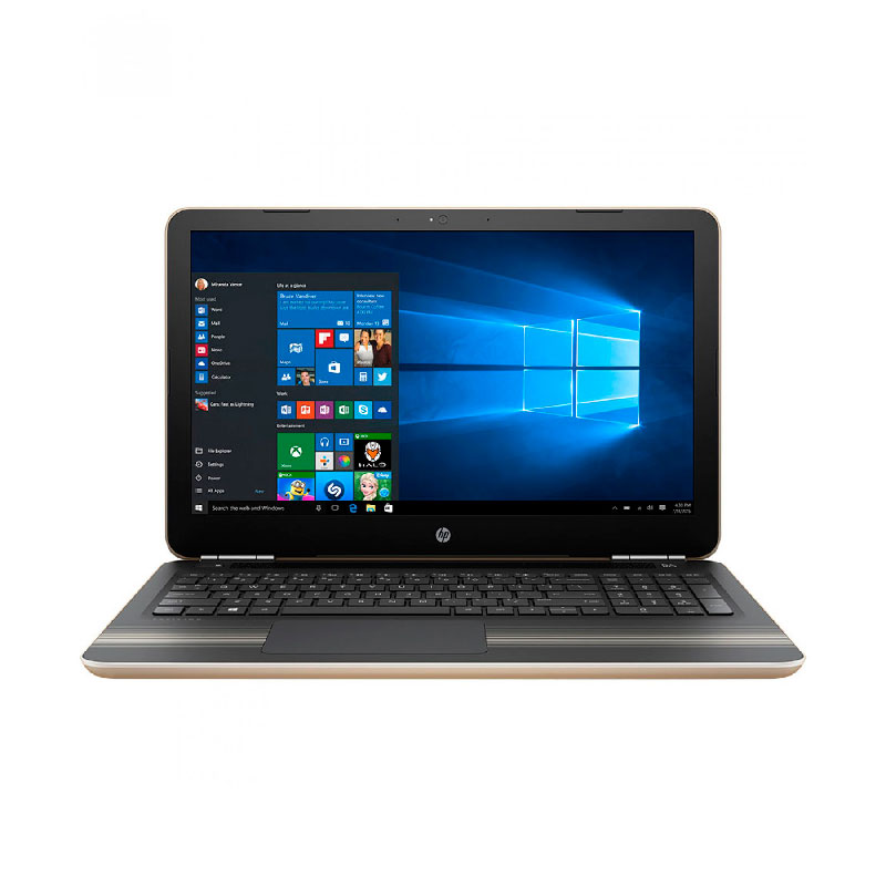 Notebook HP Pavilion 15-AW003LA AMD A9-9410 RAM 12GB DD 1TB DVD Windows 10 LED 15.6"-Dorado