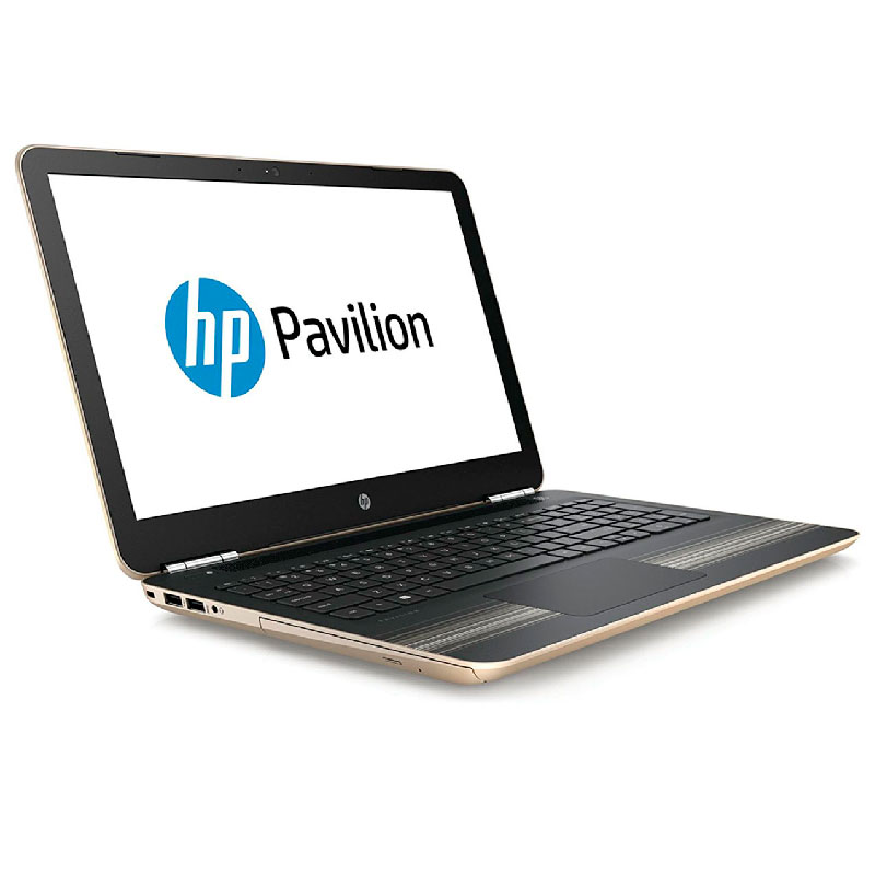 Notebook HP Pavilion 15-AW003LA AMD A9-9410 RAM 12GB DD 1TB DVD Windows 10 LED 15.6"-Dorado