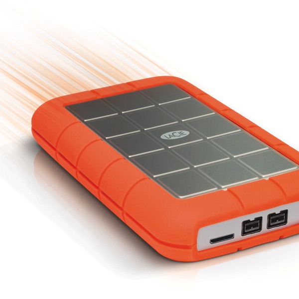 Disco Duro Portatil LACIE RUGGED TRIPLE INTERFACE de 2TB. USB 3.0 + 2-FW800