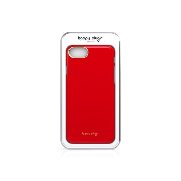 Carcasa Slim HAPPY PLUGS para iPhone 6,6s,7,8 Rojo