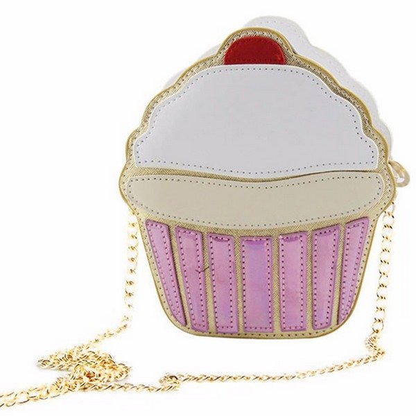 Bolsa De Hombro Para Mujer En Forma De Cupcake Panque