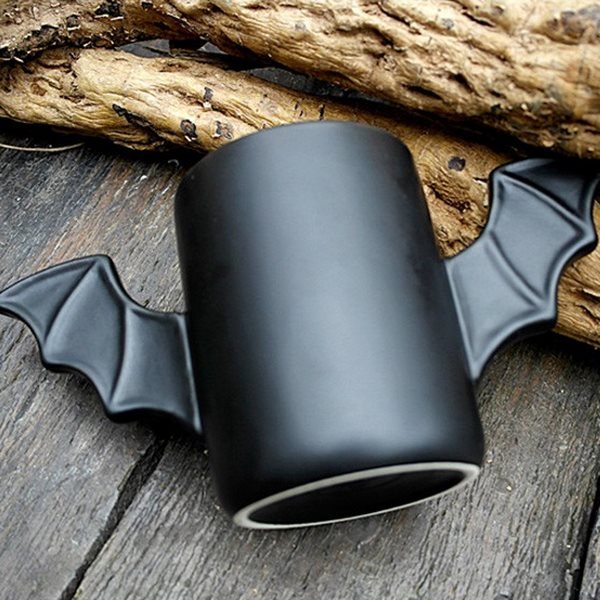 Taza De Ceramica Con Alas De Murcielago Batman