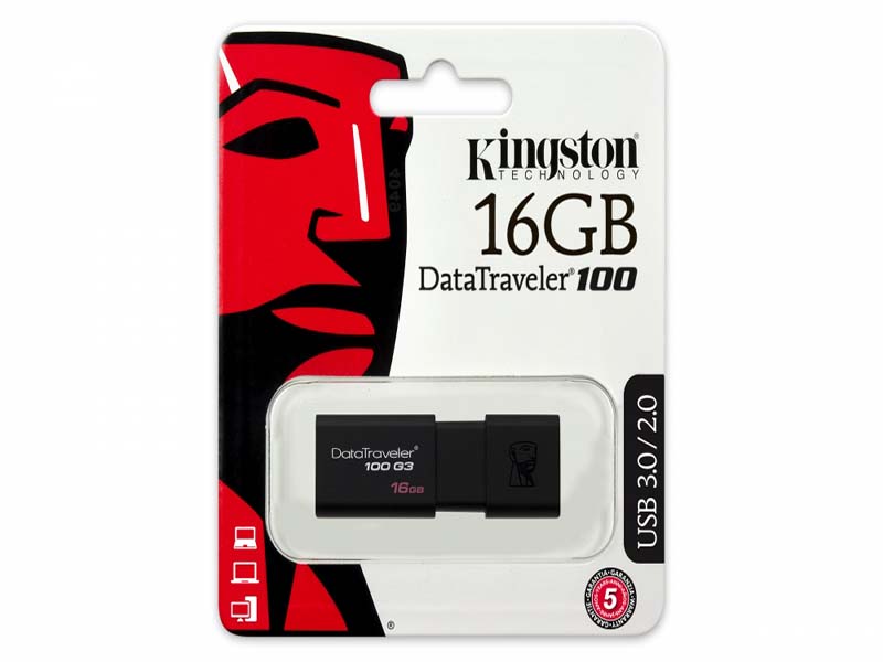 Memoria Usb Datatraveler Kingston 2.0 3.0 16Gb Dt100G3/16Gb