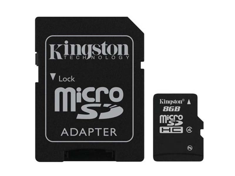 Memoria Flash 8 Gb Micro Sd Hc Adaptador Sdc4/8Gb Kingston