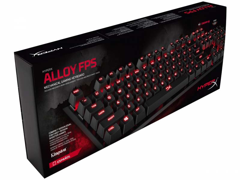 Teclado Gaming Kingston Hyperx Alloy Fps Cherry Mx Brown