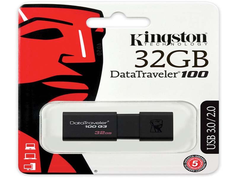 Memoria Usb Datatraveler Kingston 2.0 3.0 32Gb Dt100G3/32Gb