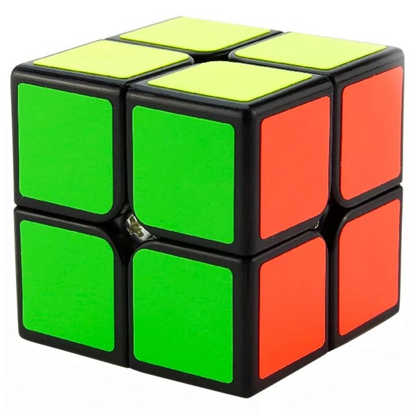 Cubo Rubik Shengshou 2x2 Aurora Base Negra