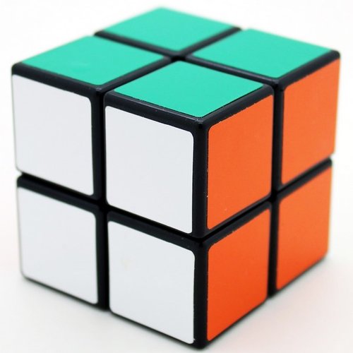 Cubo Rubik Shengshou 2x2 Aurora Base Negra
