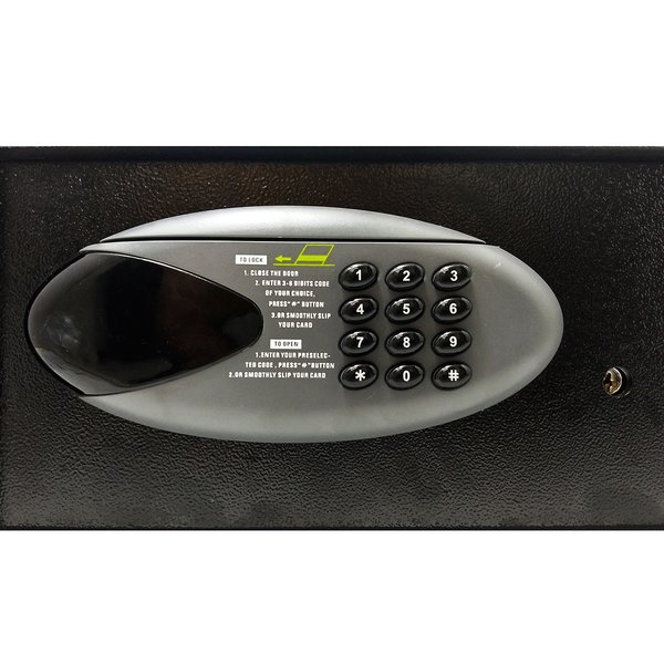Caja de Seguridad Digital para Valores  43X20X38 Cm Larga Para Hotel H20CF OBI