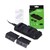 Xbox One / S / X Kit Carga Y Juega Dual (Negro Luces)