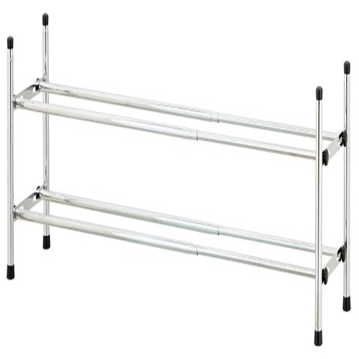 Zapatera Plastico Cromo Apilable y Expandible OR-434818 Namaro Design