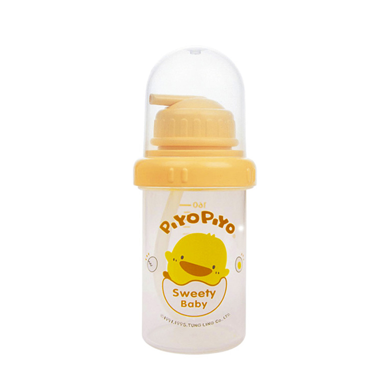 Vaso Entrenador Antiderrames Popote Blanco 260 ml Piyo Piyo