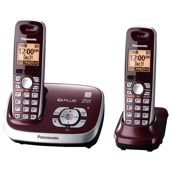 Panasonic KX-TG6572R DECT 6.0 Teléfono inalámbrico