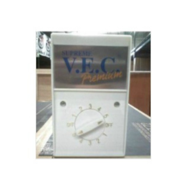 Control para ventilador, marca VEC, 5 niveles de velocidad, color blanco, modelo VEC961