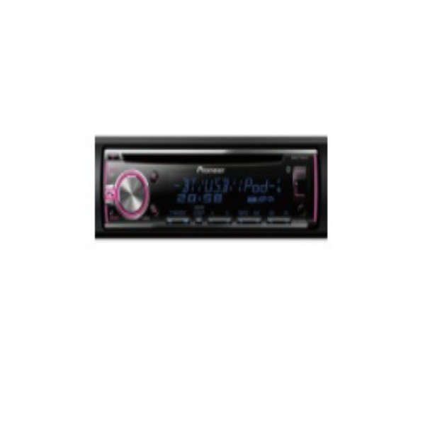 Autoestereo, marca Pioneer, receptor de CD con MIXTRAX, MP3, USB, AUX AM/FM, modelo DEHX6850BT