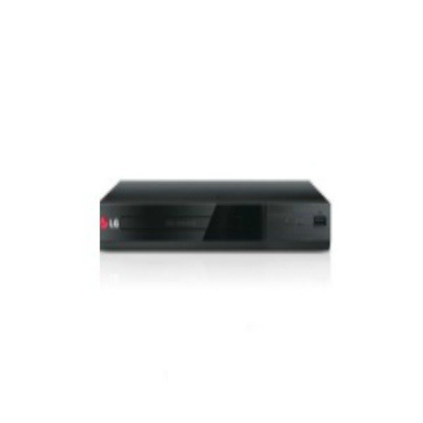 Reproductor de  DVD, marca  LG, color negro, entrada USB, modelo DP132