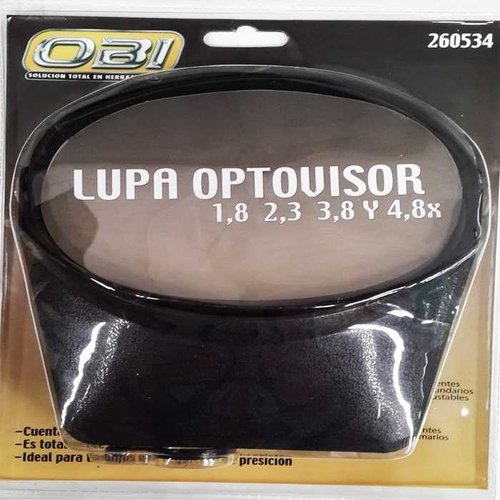 Lupa Optovisor 1.8 a 4.8X Blister 81006 B* OBI