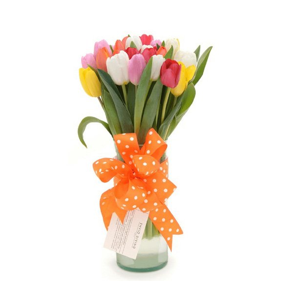 Arreglo de flores naturales El Happy tulips