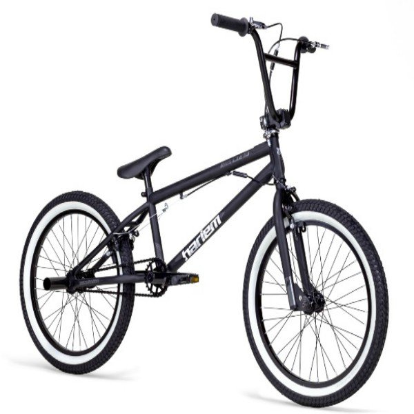 Bicicleta Mercurio, estilo libre, de salto, Free style, modelo HARLEM, Rodada 20,  1 velocidad, color NEGRO MATE/BLANCO, linea  2018