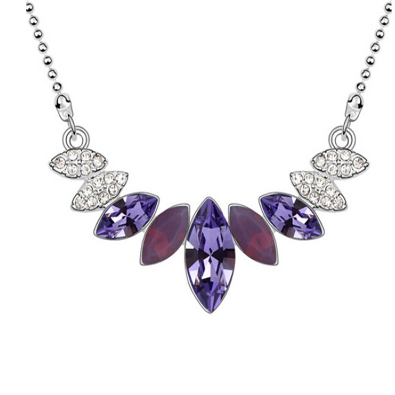 Collar Arthemis on Purple, Amor de Cristal
