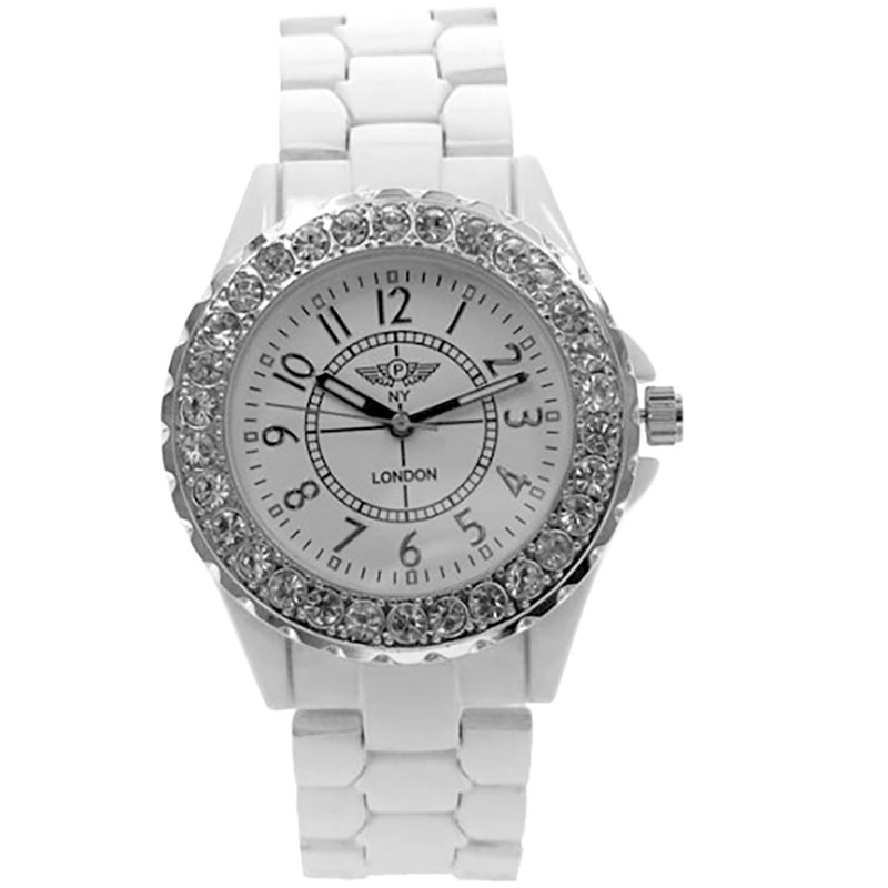 Reloj Sportylicious on White, Cristal Sun