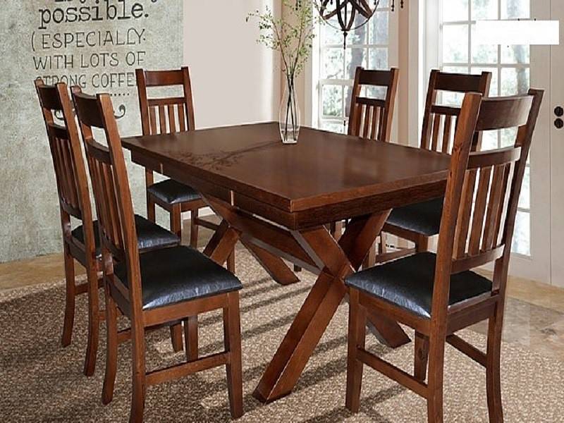 Comedor Cruze 6 Sillas - Tabaco - Kessa