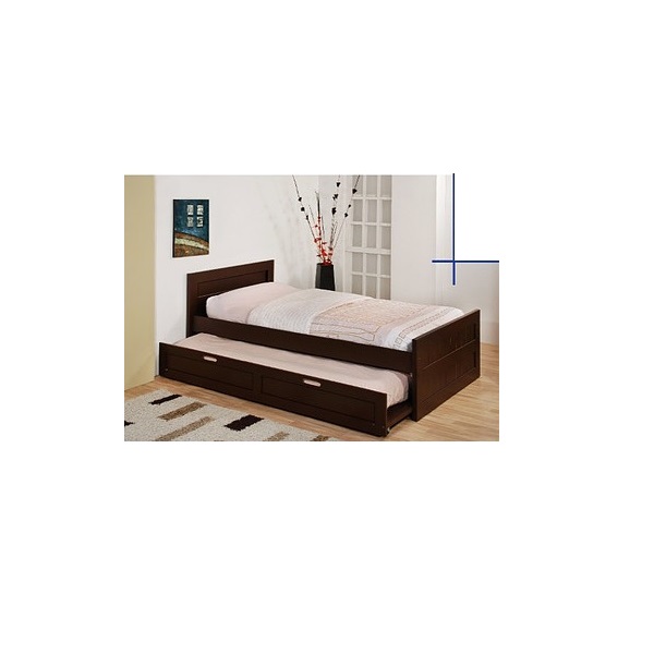 Recamara Juvenil Individual Doble Estrella - Chocolate - Kessa