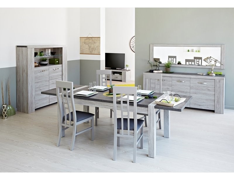 Buffet Para Comedor Modelo Carolina 2 Puertas - Gris - Këssa