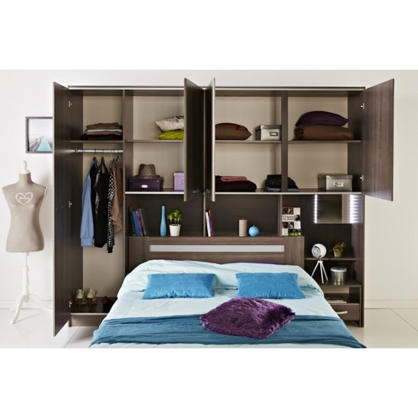 Cabecera Ropero Modelo Evo Ii - Roble Obscuro - K?SSA