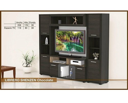 Librero Shenzen - Chocolate - KESSA