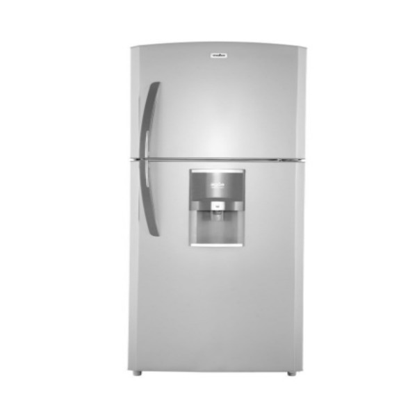 Refrigerador,  Mabe de 14 p, despachador de agua, 3 parrillas de cristal templado,  RME1436YMXS