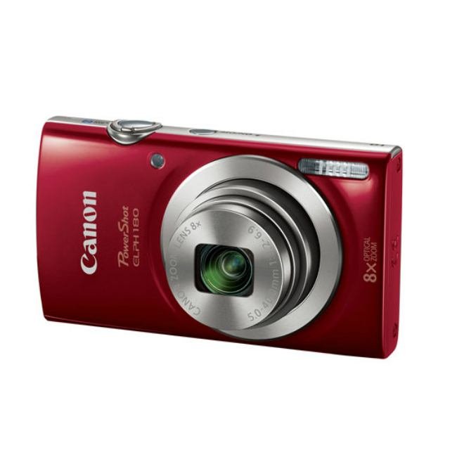 Camara Digital Canon E180 20 Megapixeles Color Rojo
