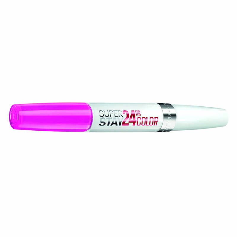Labial Super Stay 24 Color Labios Maquillaje Maybelline Feisty Fuchsia