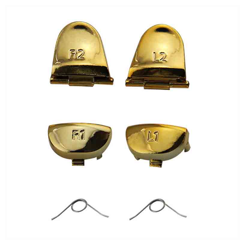 Ps4 Set Gatillos L1, L2 Y R1, R2 Para Playstation 4 (Oro)