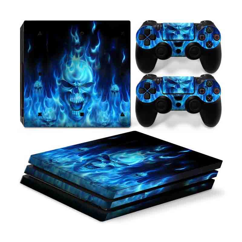 PS4 Pro Skin Estampas Para PlayStation 4 Pro (Calavera Azul)