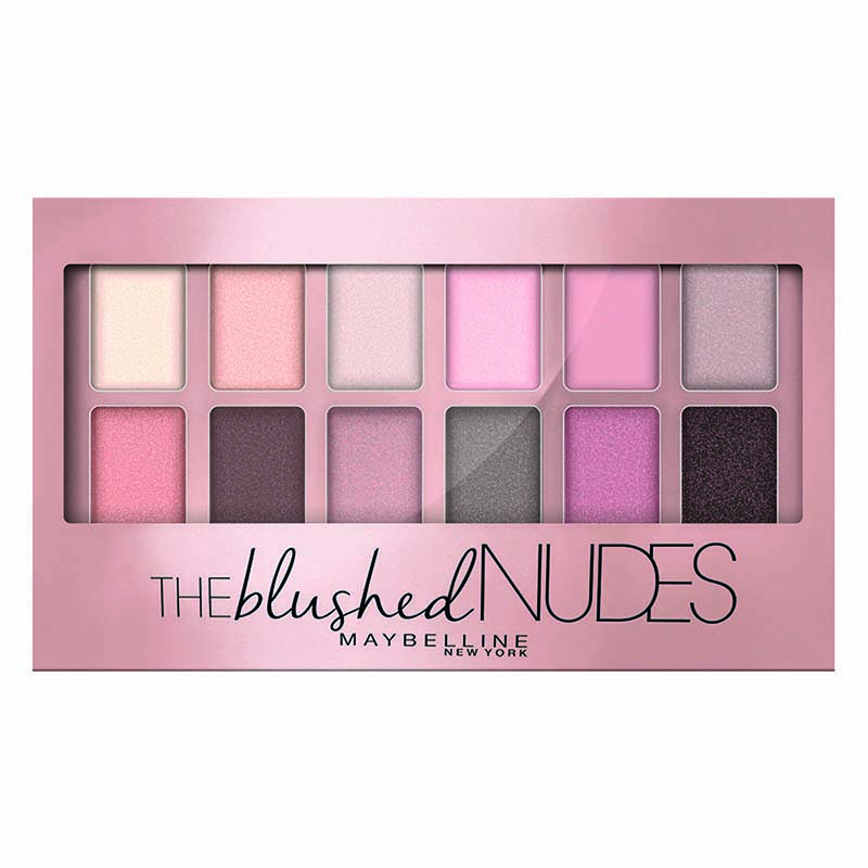 Paleta Sombras Ojos The Nudes Maquillaje Maybelline The Blushed Nudes