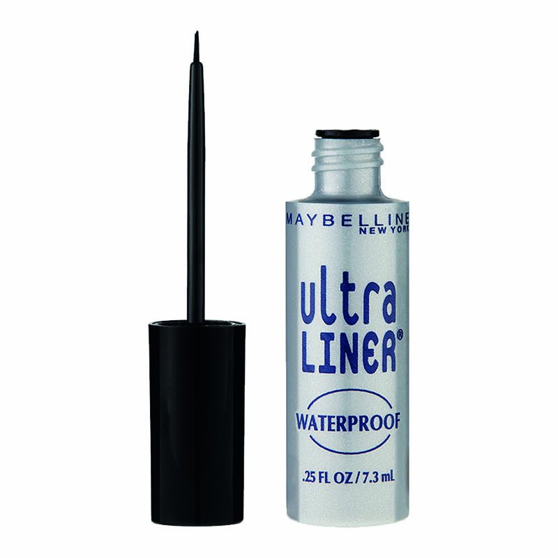 Delineador Ojos Lineworks Ultra Liner Maquillaje Maybelline Black