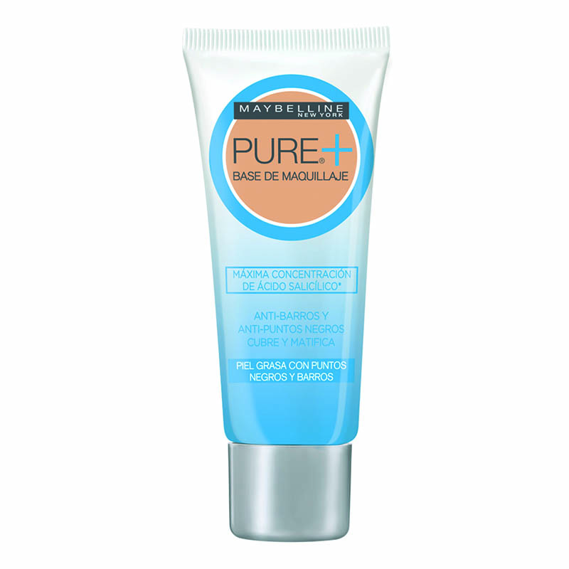 Base Maquillaje Pure Makeup Plus Rostro Maybelline Natural