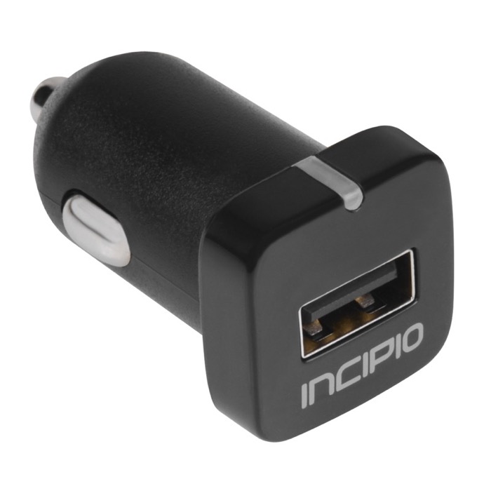 Incipio Mini Auto Charger for Apple iPad iPhone iPod 1 Port 2.1A