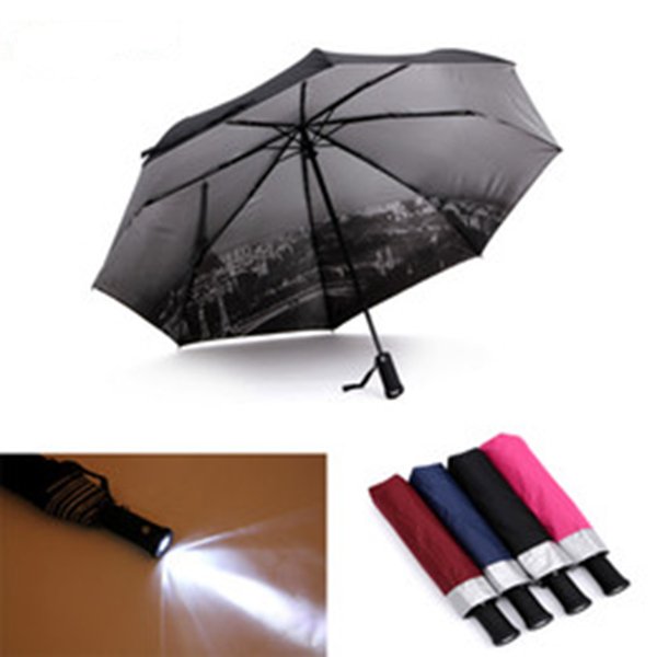 Paraguas automático unisex con luz LED-sofistik2