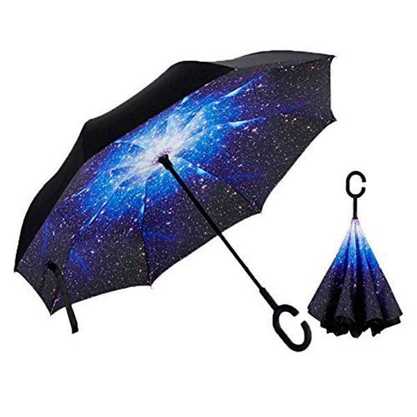 Paraguas unisex reversible automático universo-sofistik2