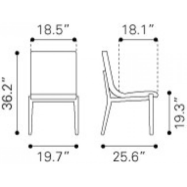 Silla De Comedor Modelo Hamilton - Blanco - Këssa