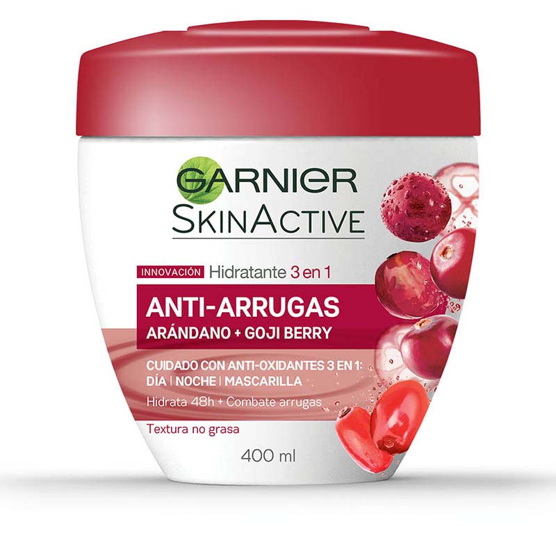 Crema Anti Arrugas 400 ml Hidratante 3 en 1 Garnier