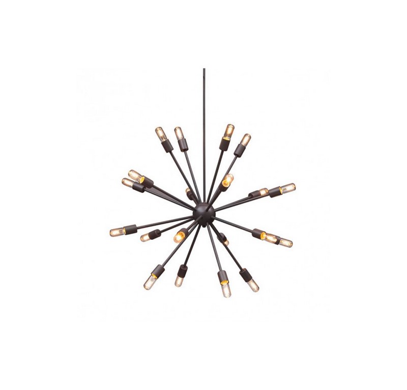 Lampara De Techo Sapphire Grande - Negro - Këssa