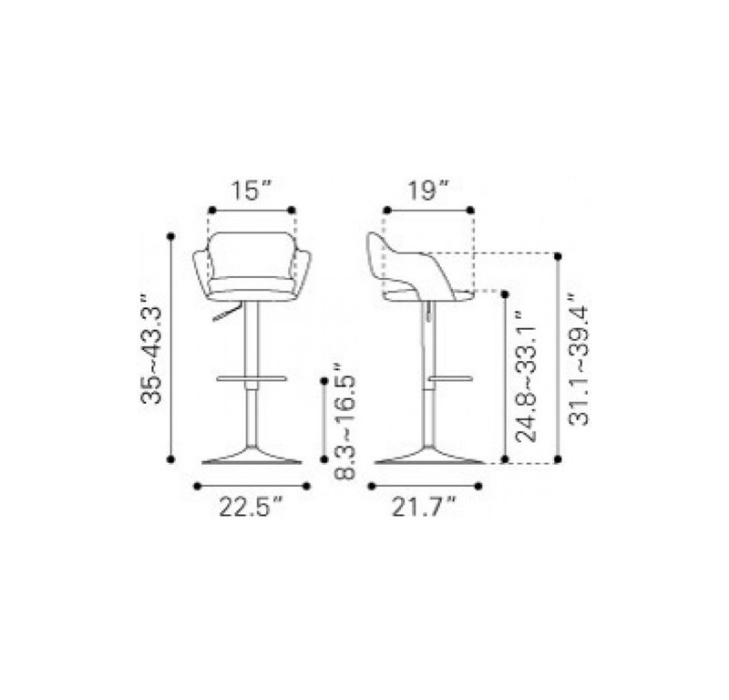 Banco Para Bar Hysteria - Espresso - Këssa