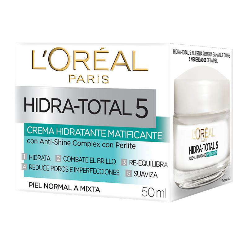 Crema Hidratante Hidra Total 5 Matificante 50 ml Loreal