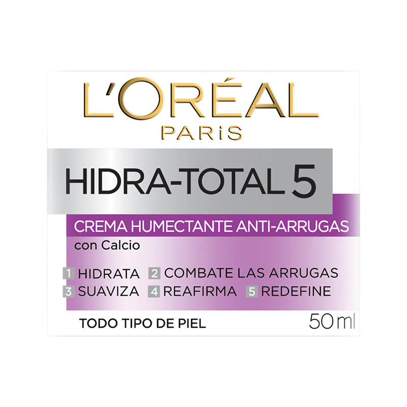 Crema Humectante Hidra Total 5 Antiarrugas 50 ml Loreal