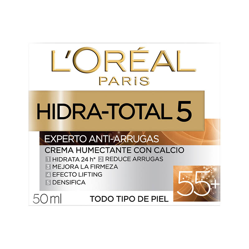 Crema Humectante Hidra Total 5 Anti Arrugas 55+ Loreal