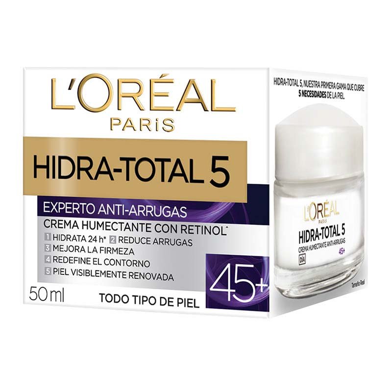 Crema Humectante Hidra Total 5 Anti Arrugas 45+ Loreal
