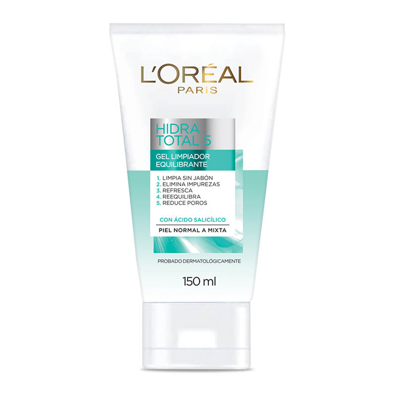 Limpieza Facial Gel Equilibrante 150 Ml Hidra Total 5 Loreal